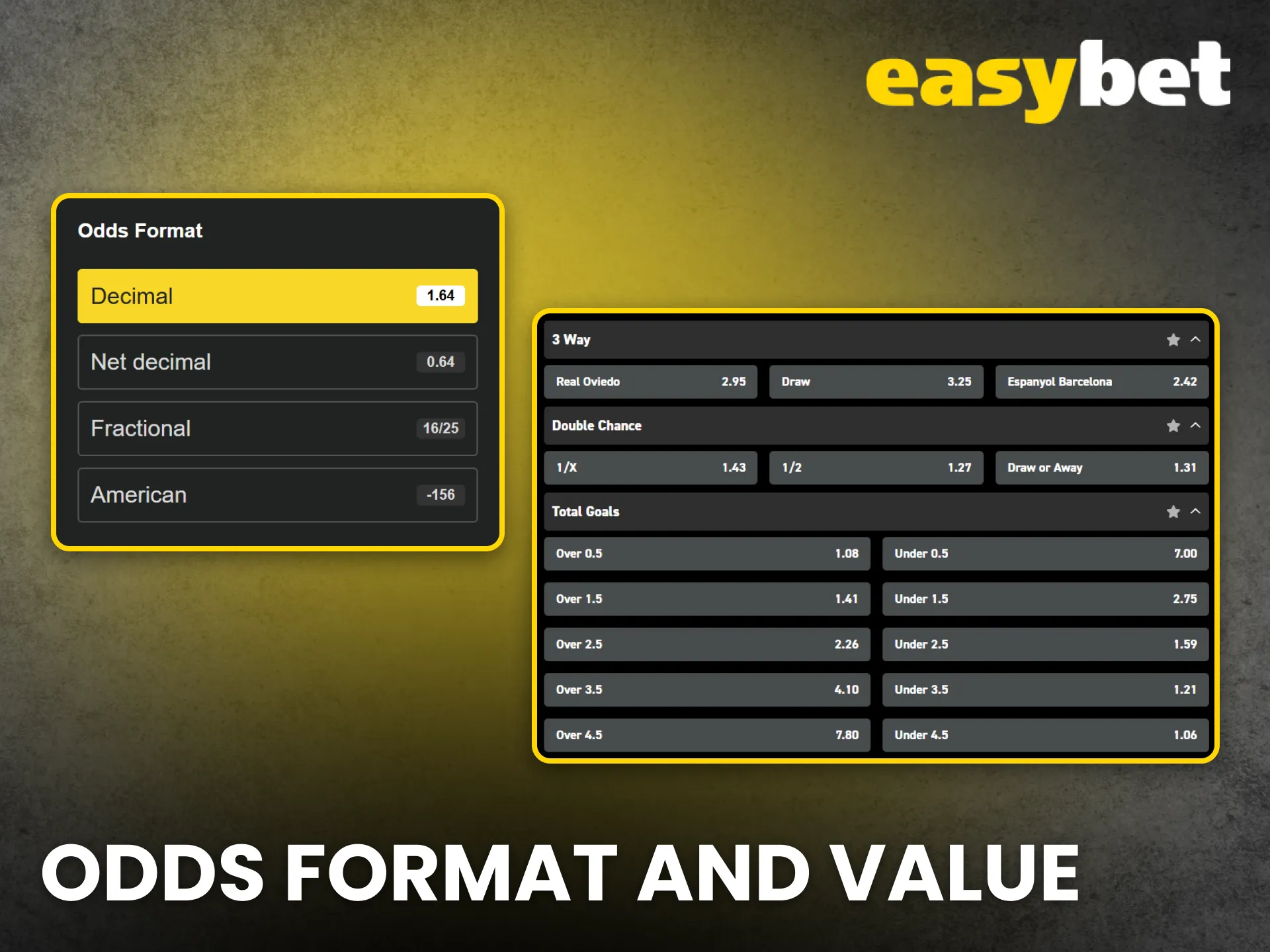 Find great odds and value at Easybet South Africa.