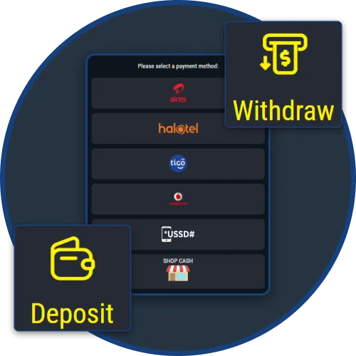 Quick deposits and withdrawals are supported in the Gal Sport Betting app.