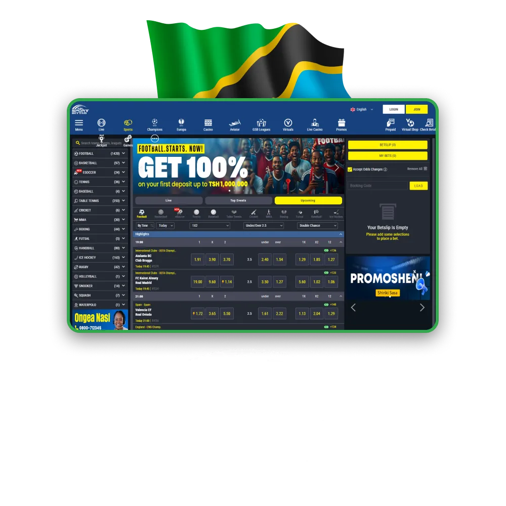 Gal Sport Betting offers a trusted online platform for Tanzanian players.
