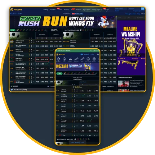 MozzartBet offers easy navigation on both desktop and mobile devices.