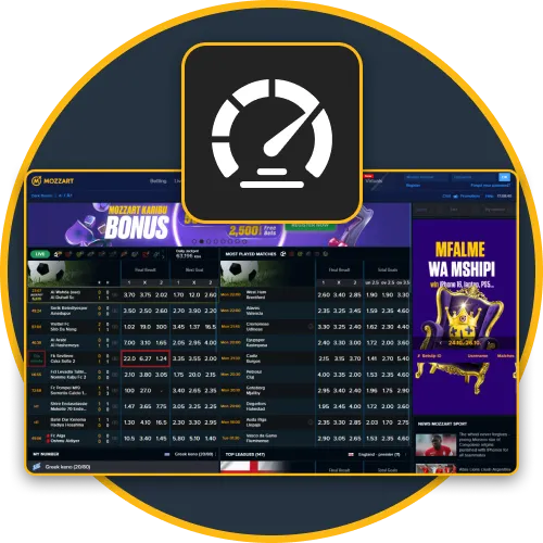 MozzartBet Kenya site guarantees fast speed and solid performance.