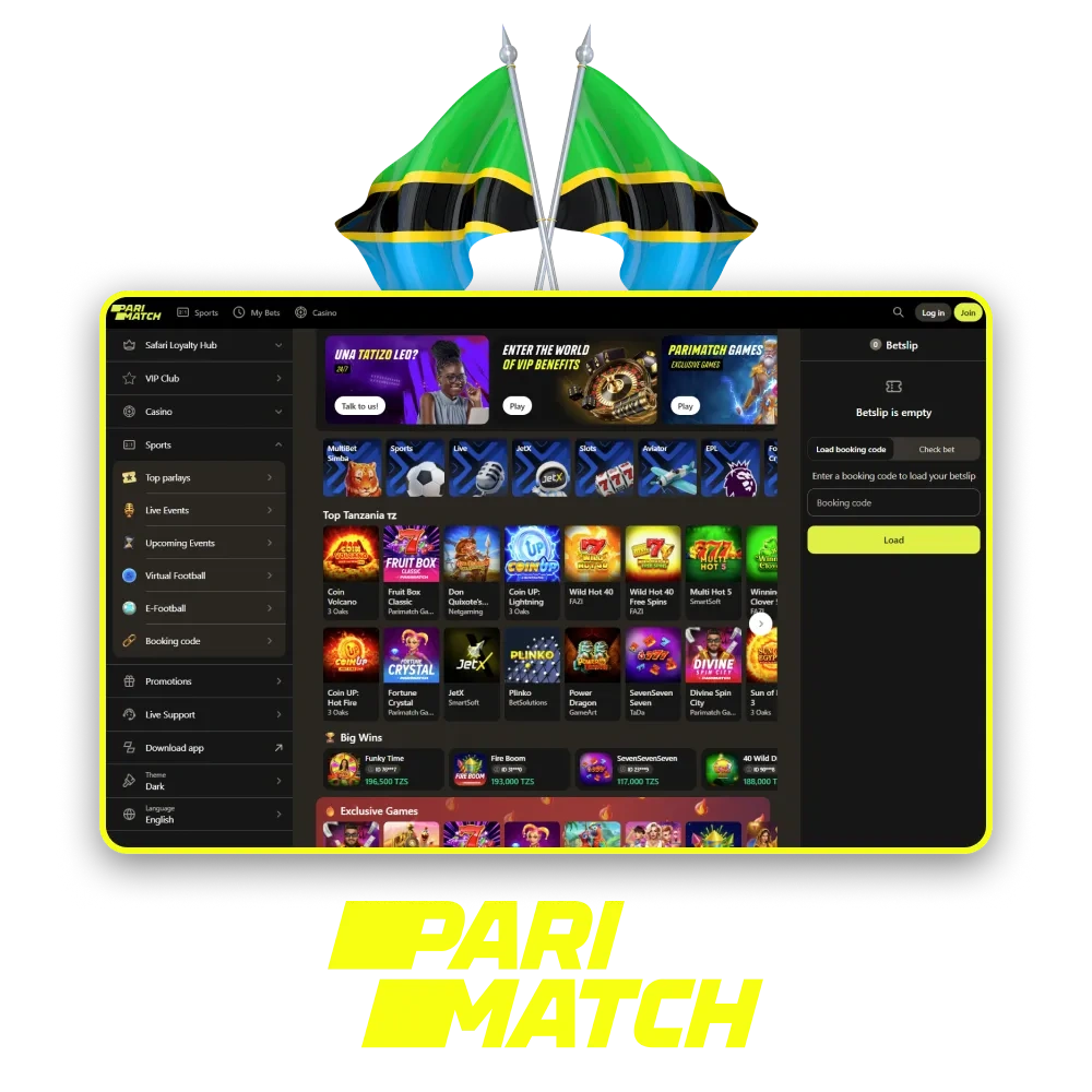 Get started by betting on Parimatch Tanzania and win big.