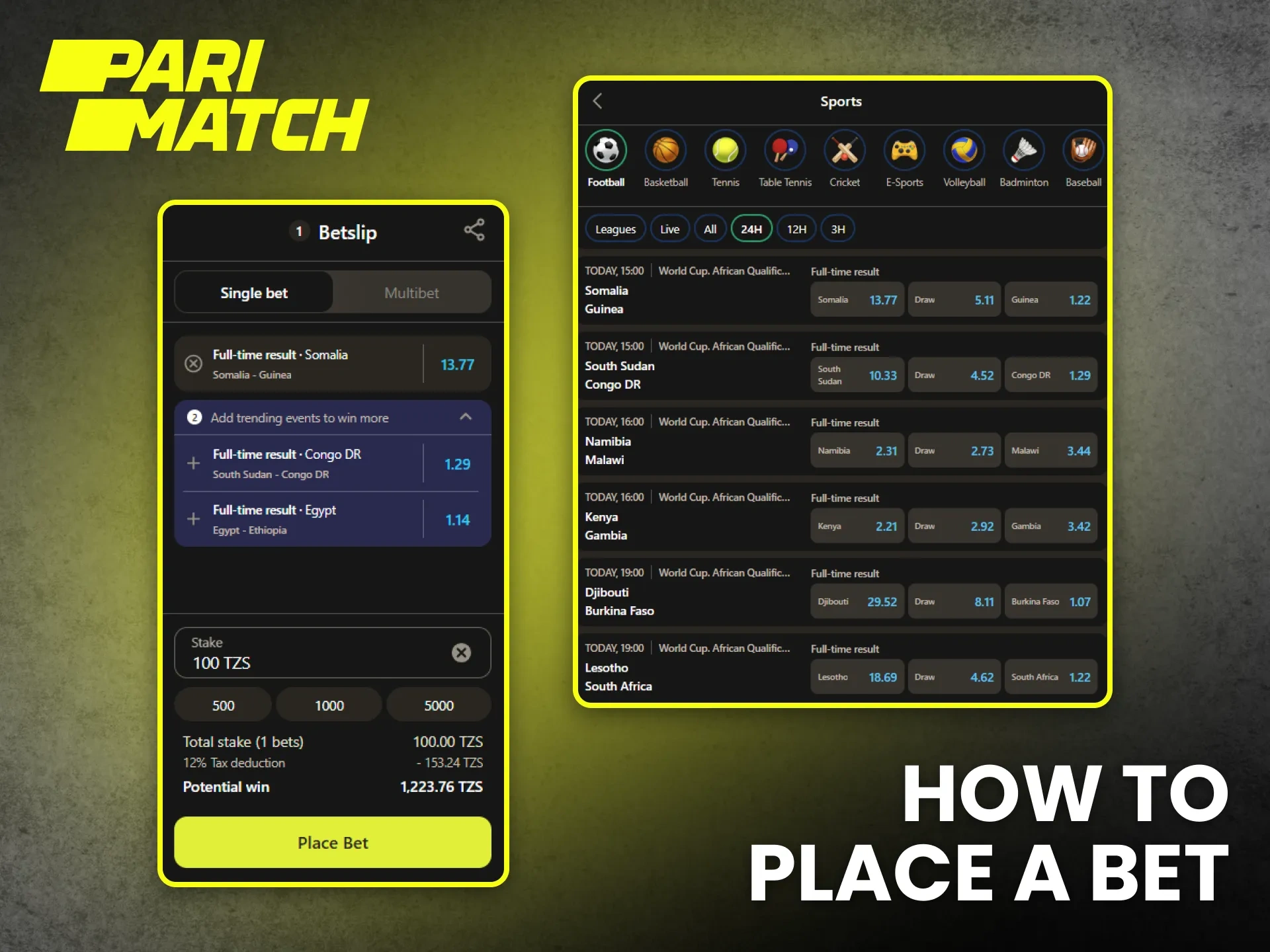 Discover how to place a bet on Parimatch easily to win today.
