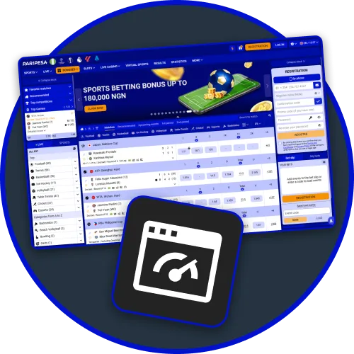 Experience fast site speed and performance for betting on Paripesa.