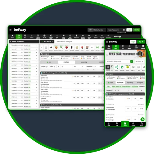 Play on desktop or mobile with comfort navigation and ease of use on Betway.