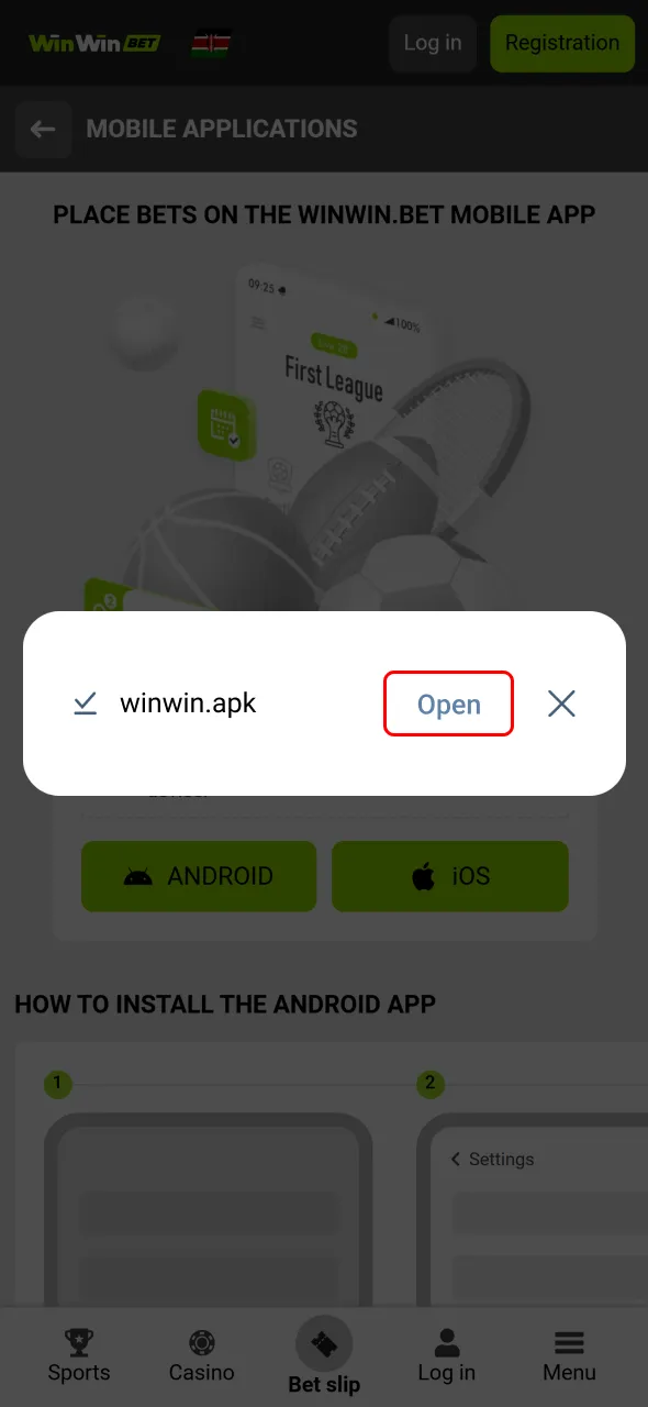 Start betting today with the WinWin Android app for real excitement.