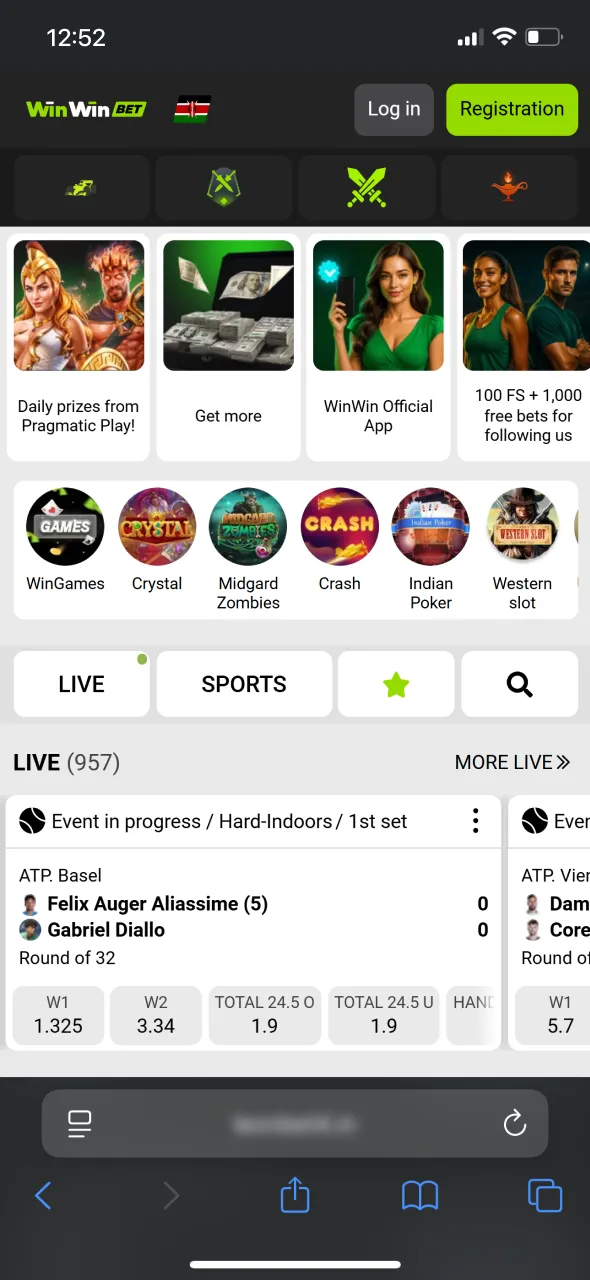 Visit WinWin website to easily get the latest iOS app version.