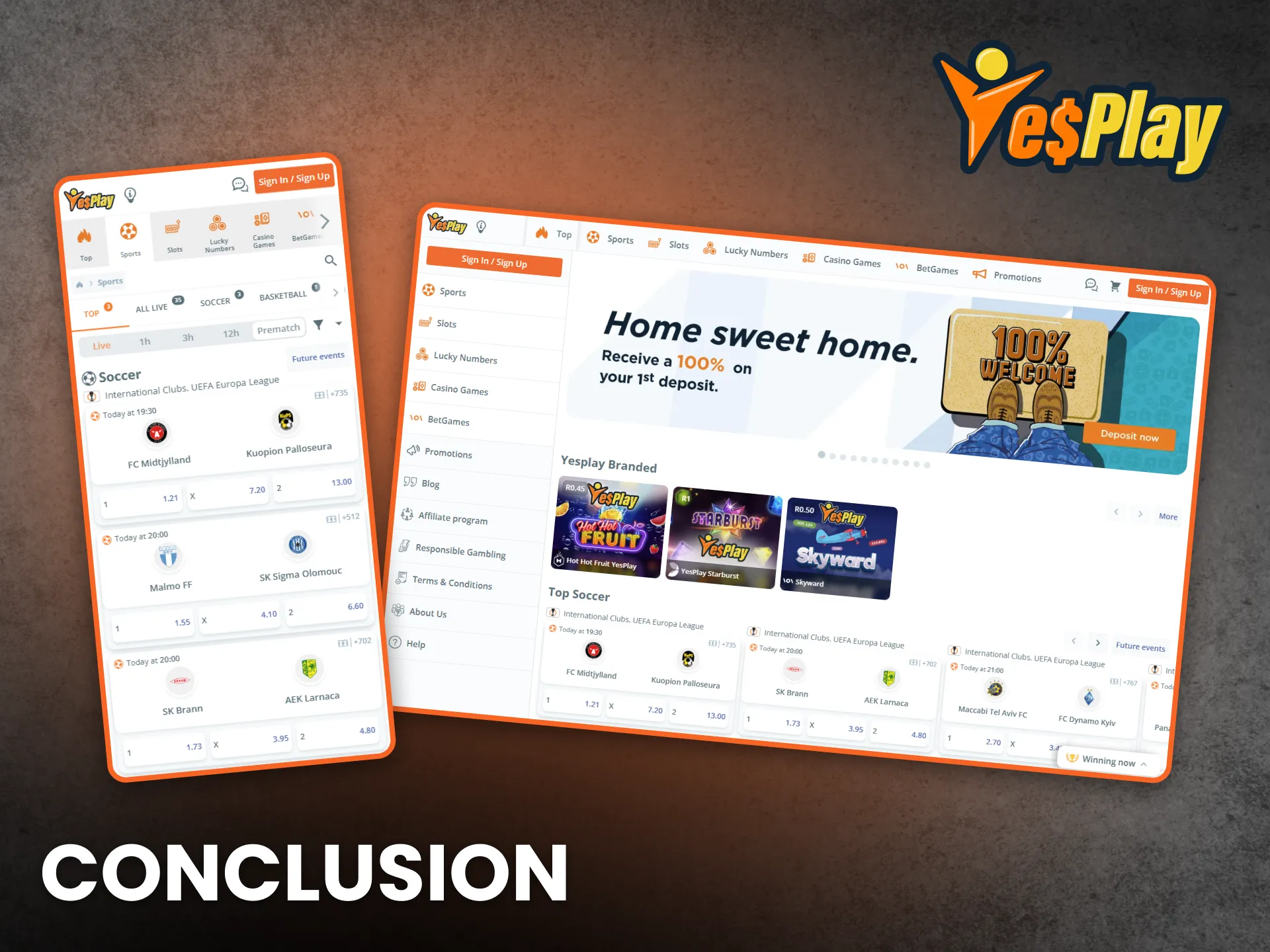 Conclude your YesPlay journey with excitement and rewarding experiences.