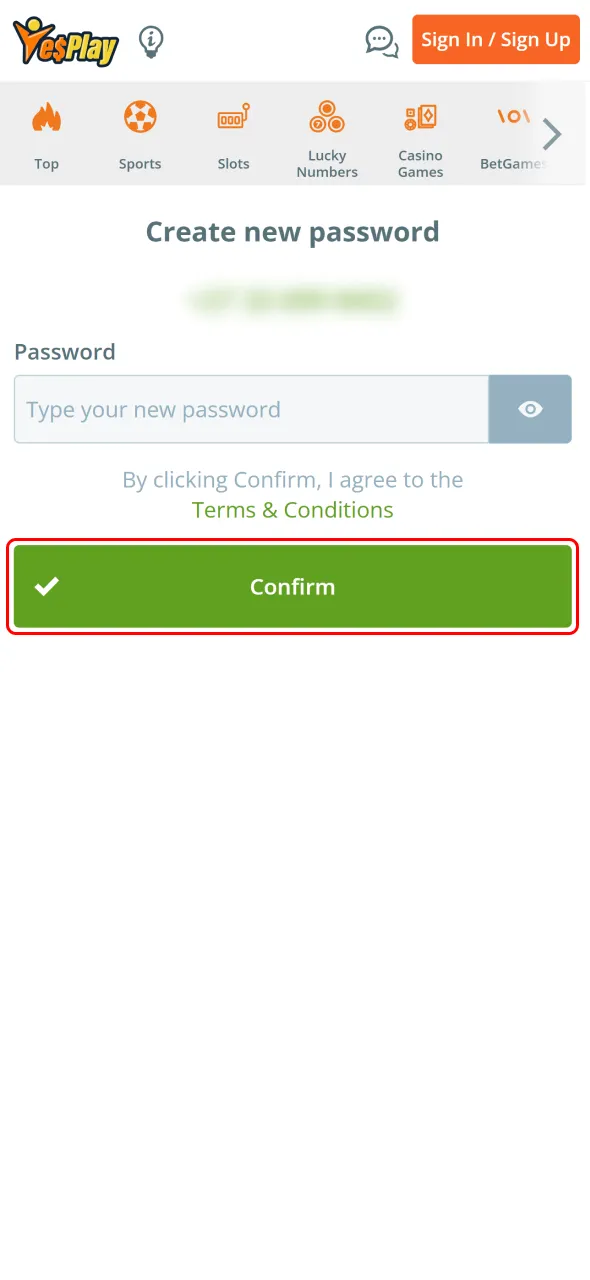 Finish YesPlay registration and unlock your welcome betting opportunities.