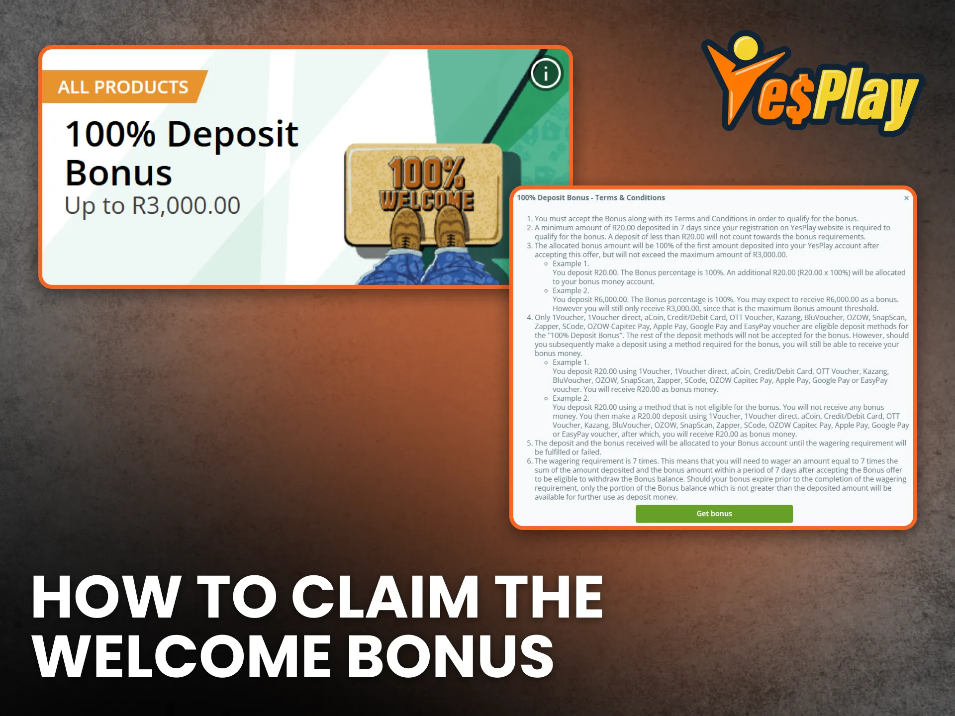 Claim your YesPlay welcome bonus and start betting with extra rewards.