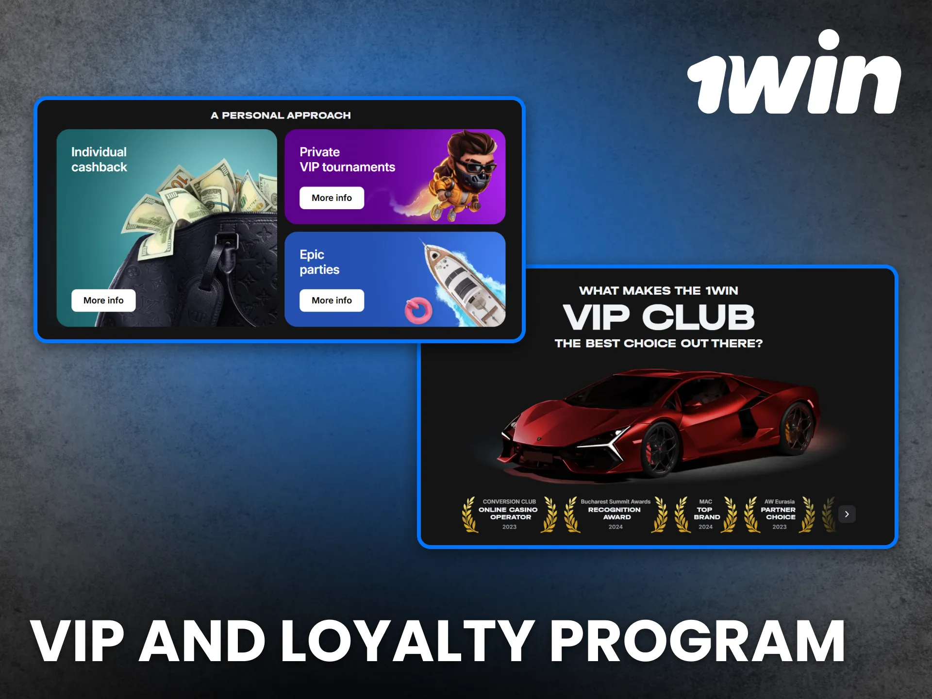 Loyal users benefit from the 1win VIP program and reward system.