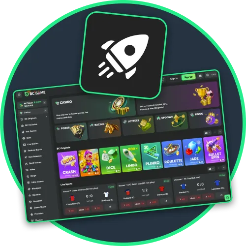 BC Game ensures fast loading times for a smooth site experience.