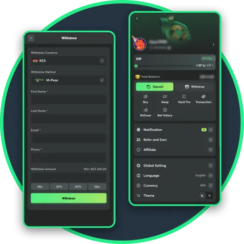 Kenya players enjoy full BC Game app access for betting and withdrawals.