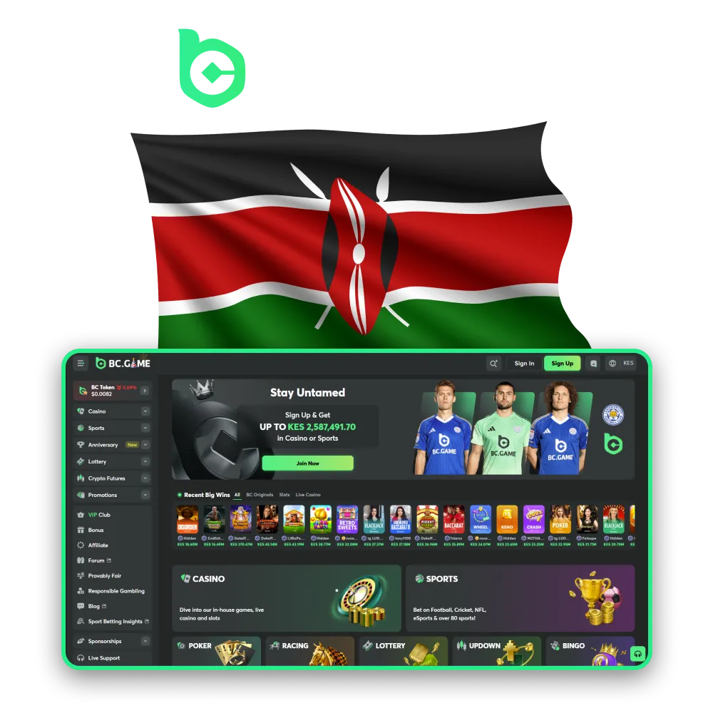 BC Game gives Kenya users a clear view of how the platform functions.