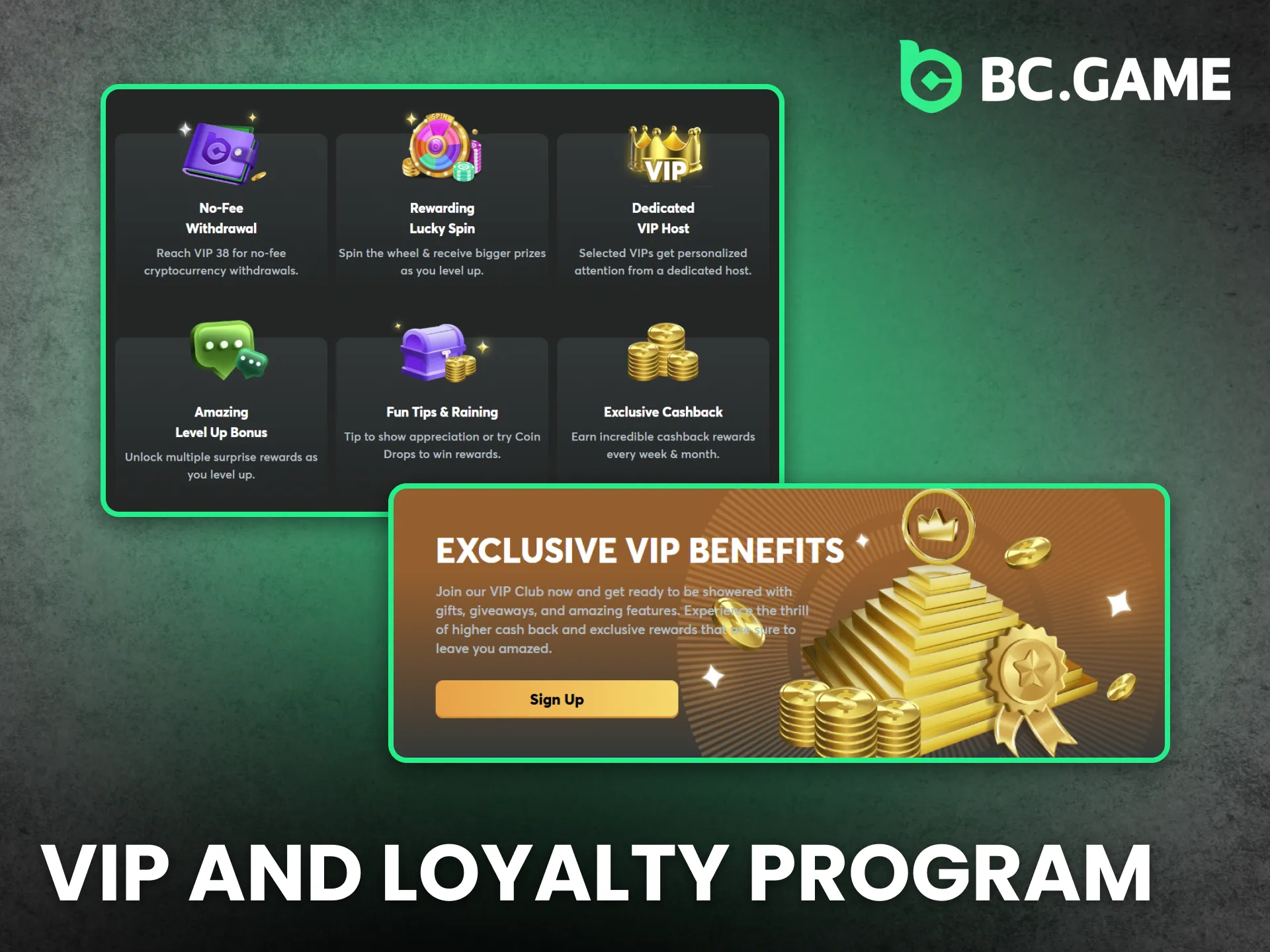 The BC Game VIP program rewards loyal Kenya bettors with steady perks.