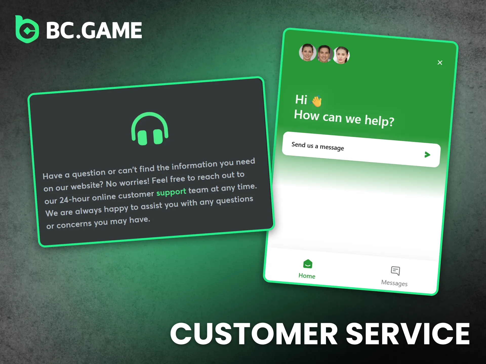 Reach BC Game customer support anytime for quick assistance.
