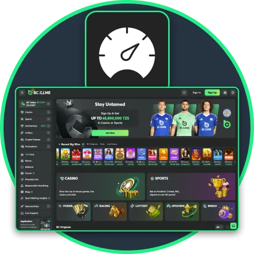 BC Game ensures fast performance for smooth platform use.