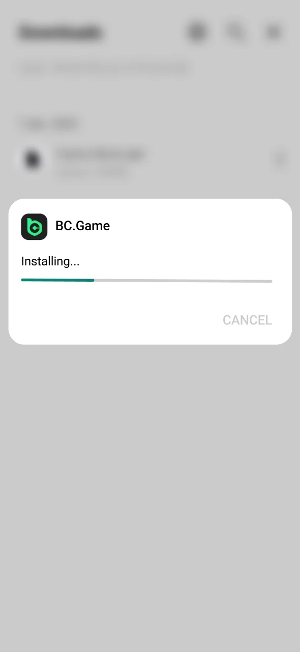 Install the app to start playing at BC and win.