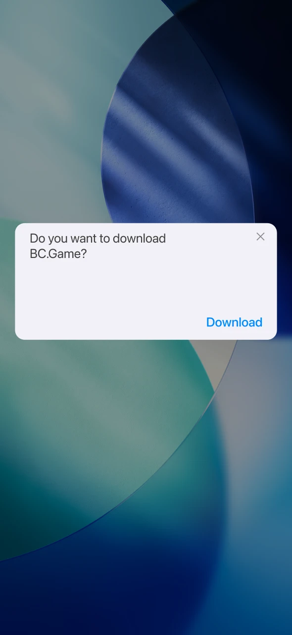 Allow installation permissions to place the BC Game application onto your device.