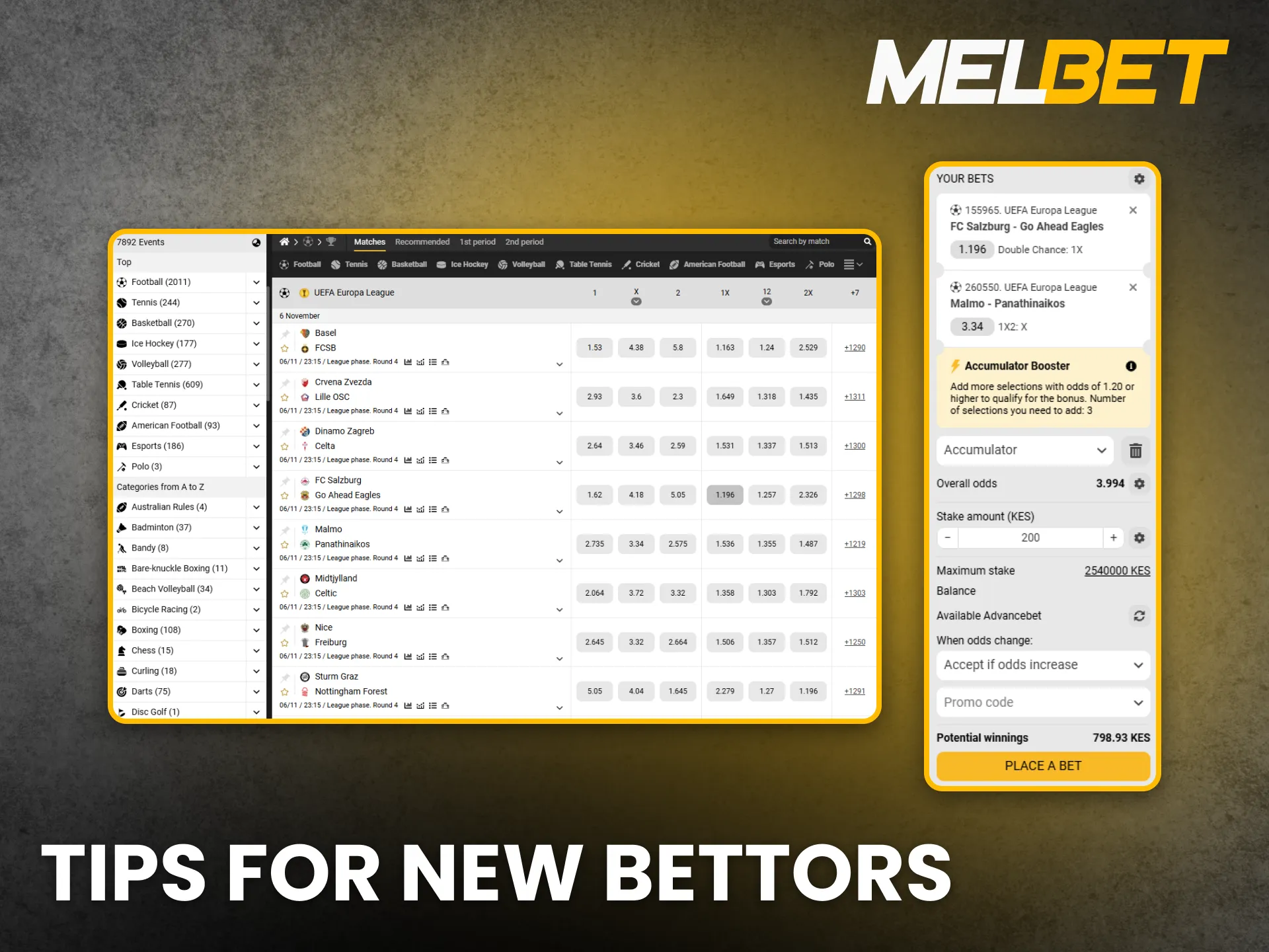 Kenyan beginners can follow Melbet tips for smarter betting decisions.
