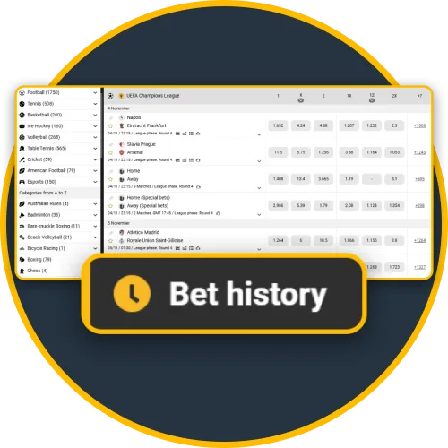 Check your bet history anytime on Melbet Nigeria platform.