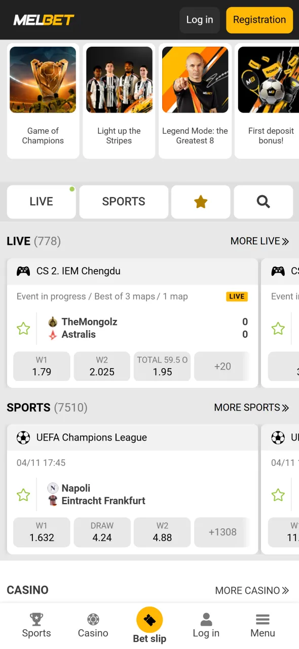 Visit the Melbet website to register and begin your betting journey.