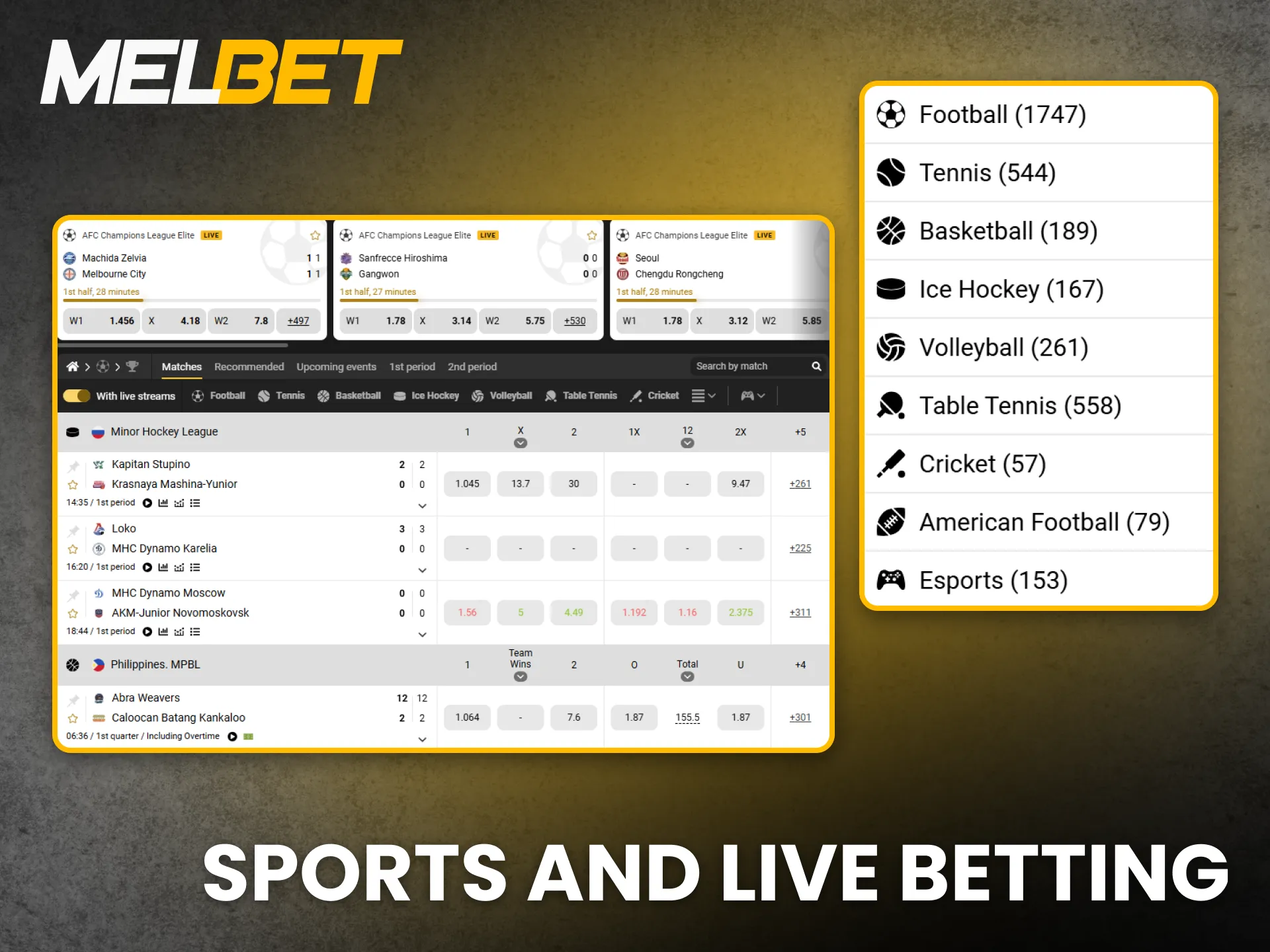 Sports and live betting on Melbet Nigeria keep users engaged.