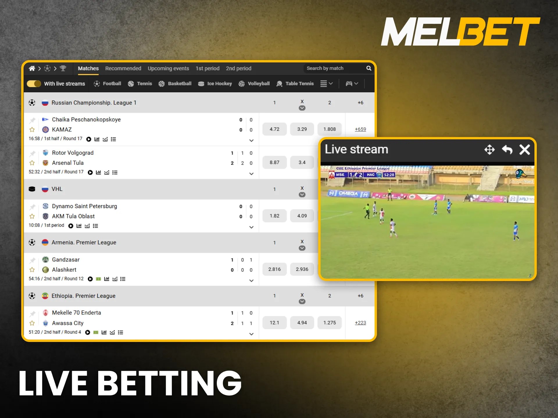 Live Melbet betting delivers real-time excitement for Tanzanian users.