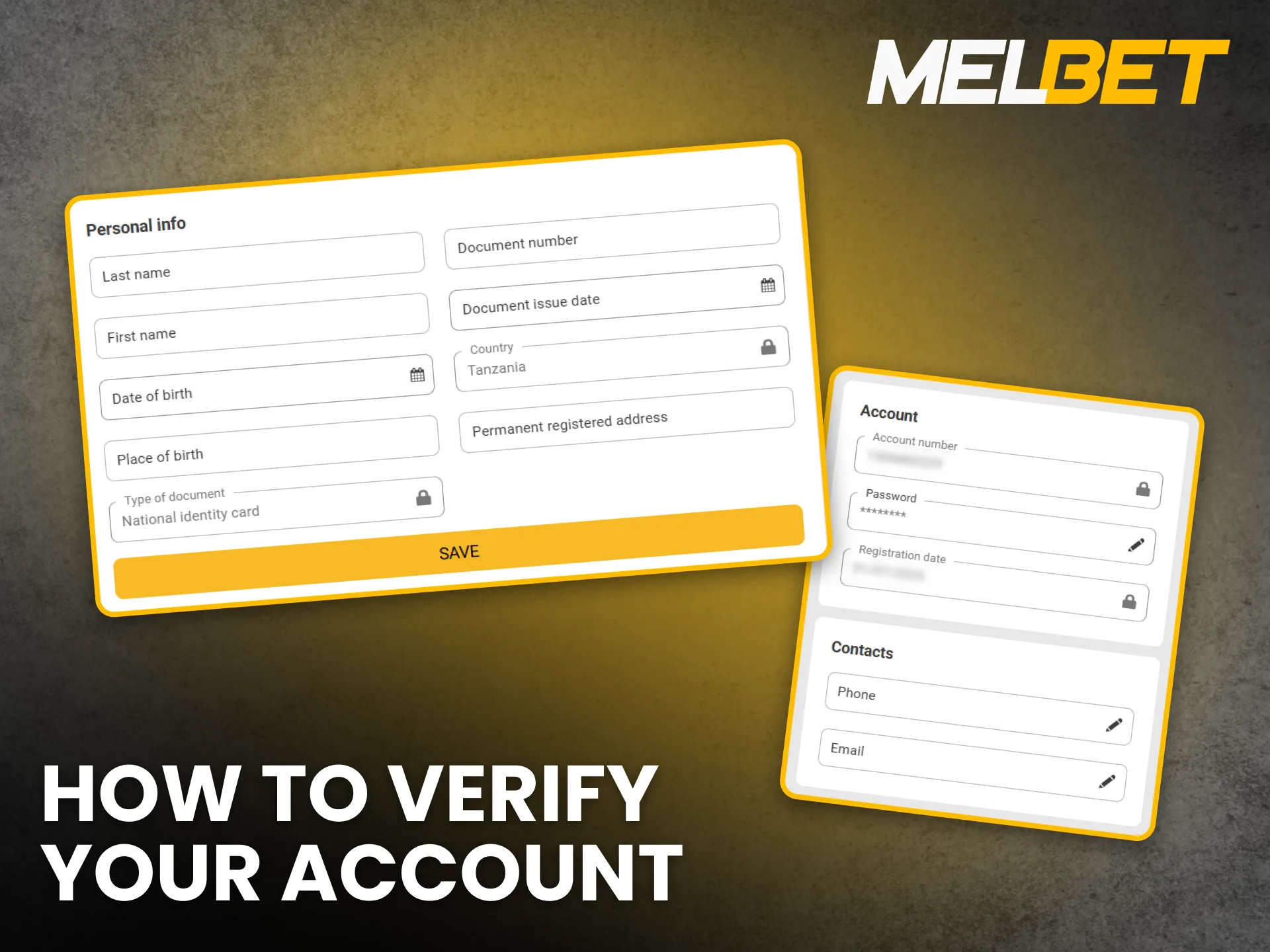 Verify your account on Melbet Tanzania to ensure security and fairness.