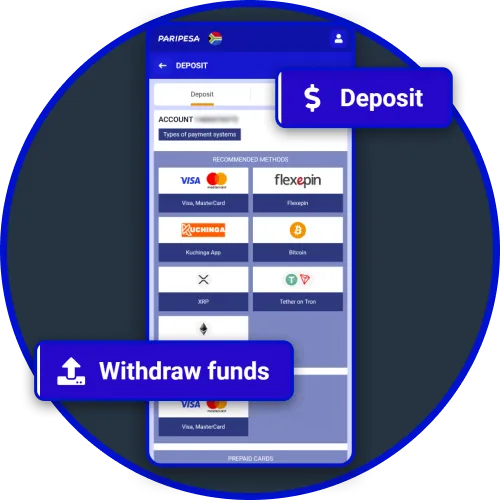 Paripesa app states deposits, withdrawals and bonuses remain optional features.