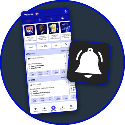 Paripesa app supports push alerts and automatic updates.