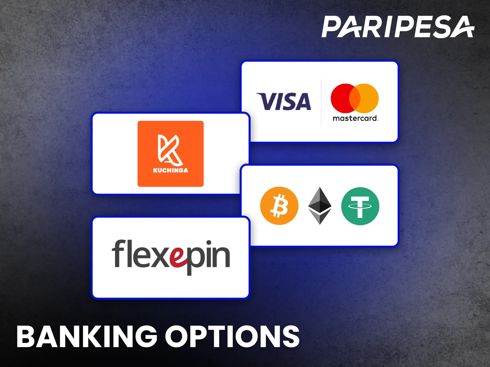 Paripesa offers convenient banking methods for many users.