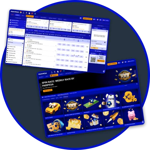 The Paripesa layout remains clean and intuitive.