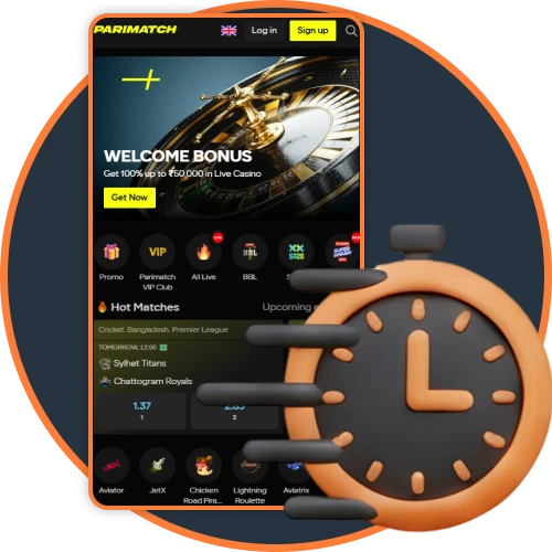 Test how quickly the betting apps work.