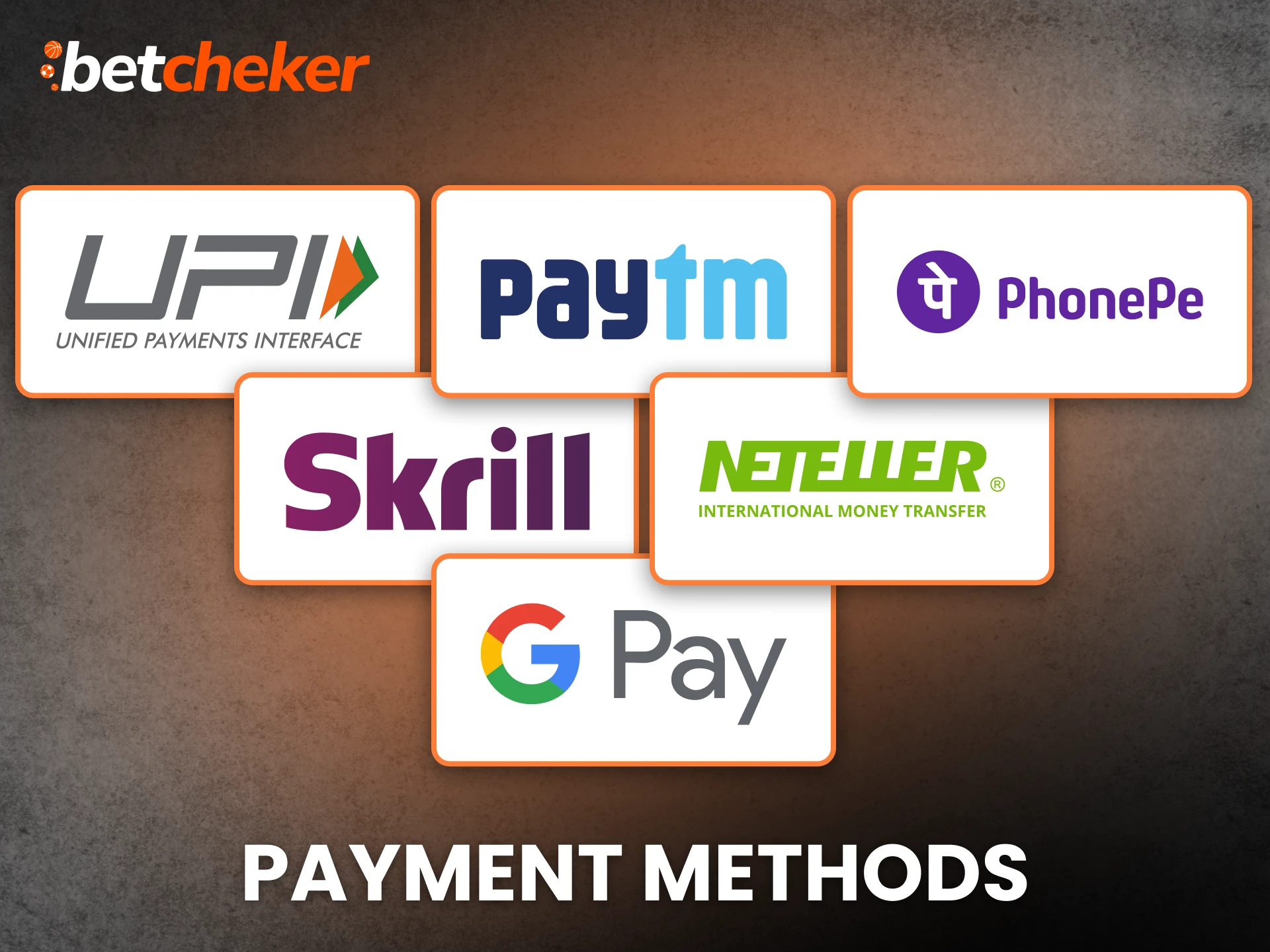 See the best payment methods for Indian betting apps.