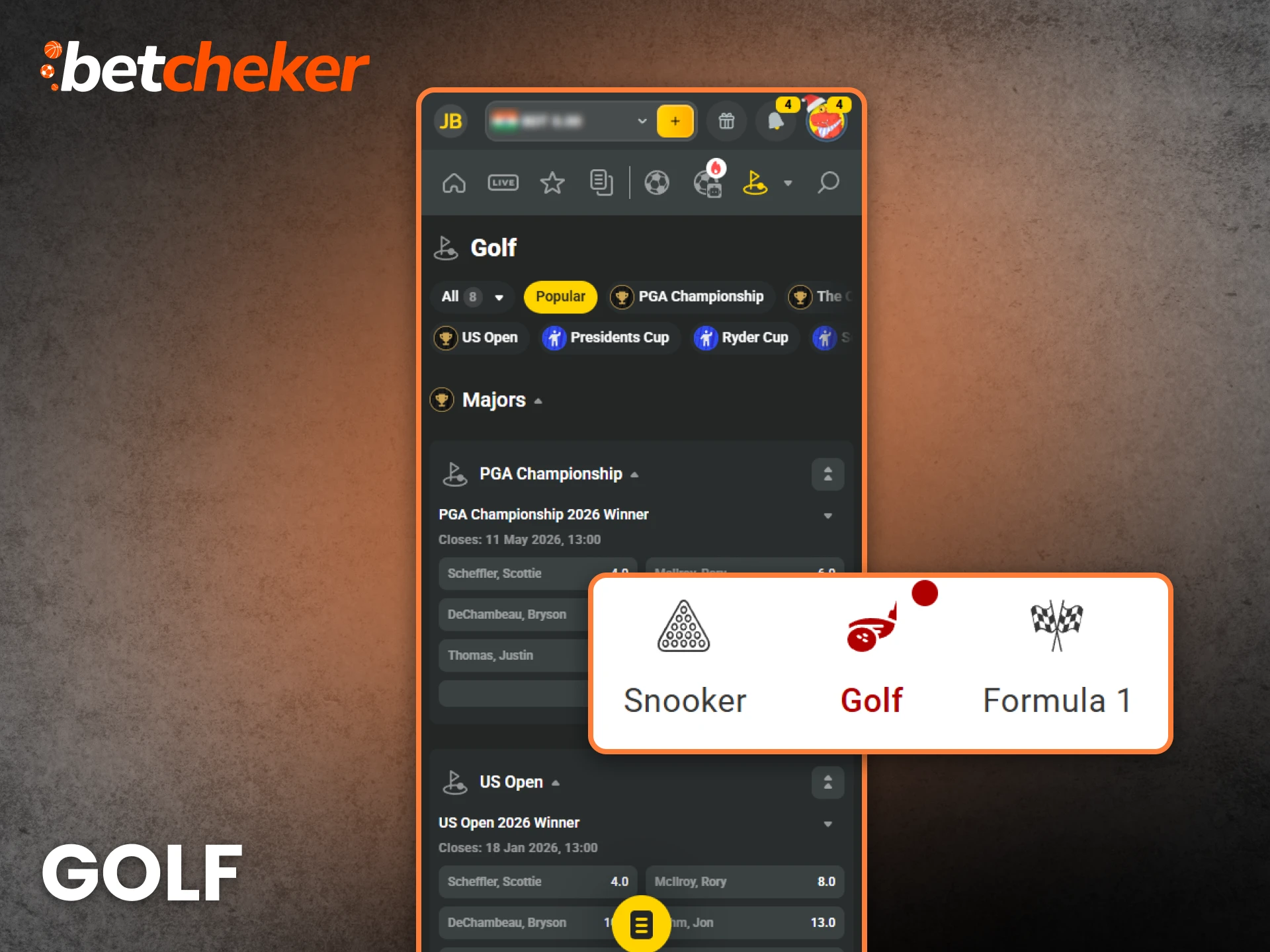 Win on golf events using the best apps for Indian players.