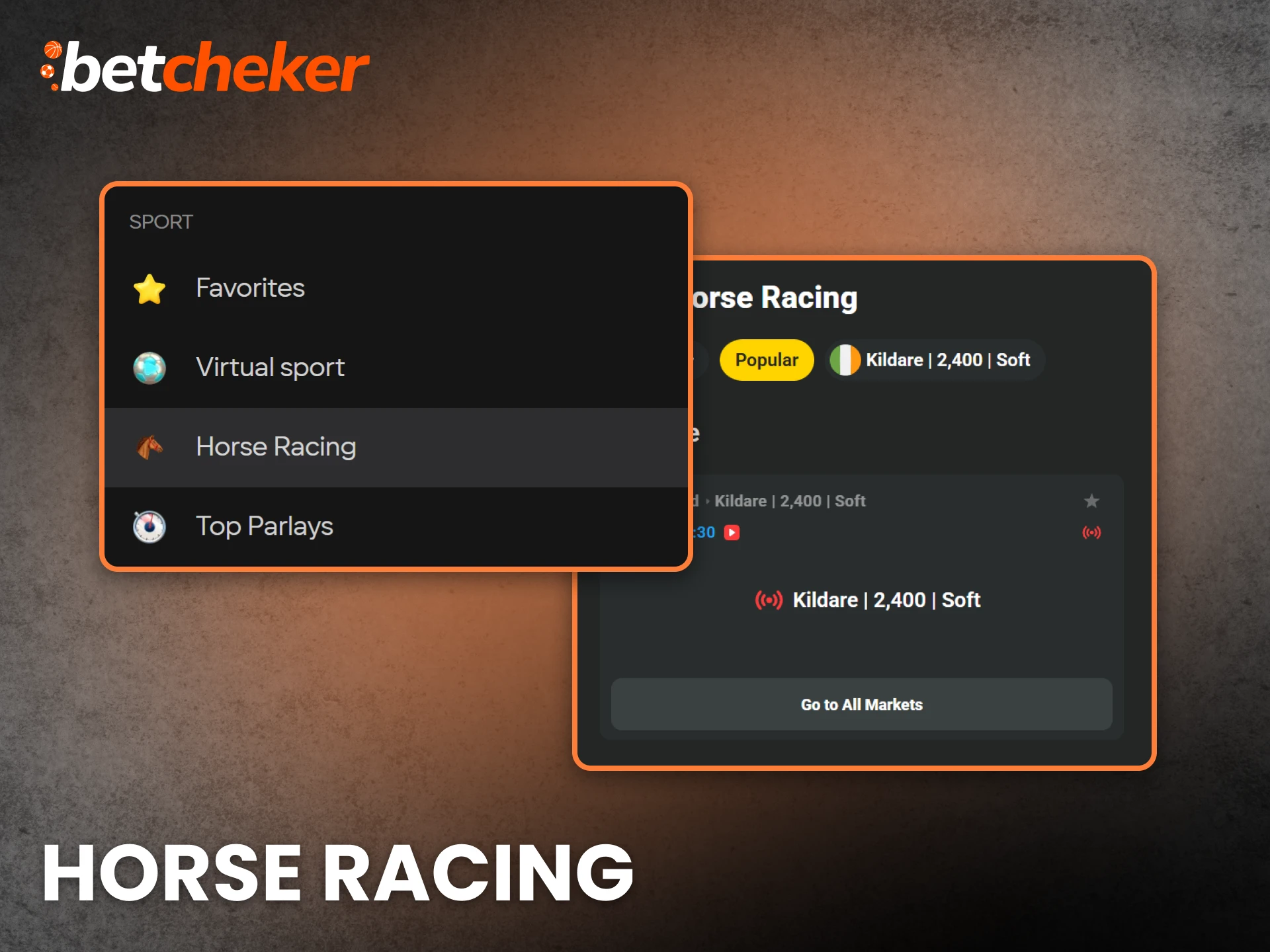 Bet on horse racing and win payouts through the betting apps.