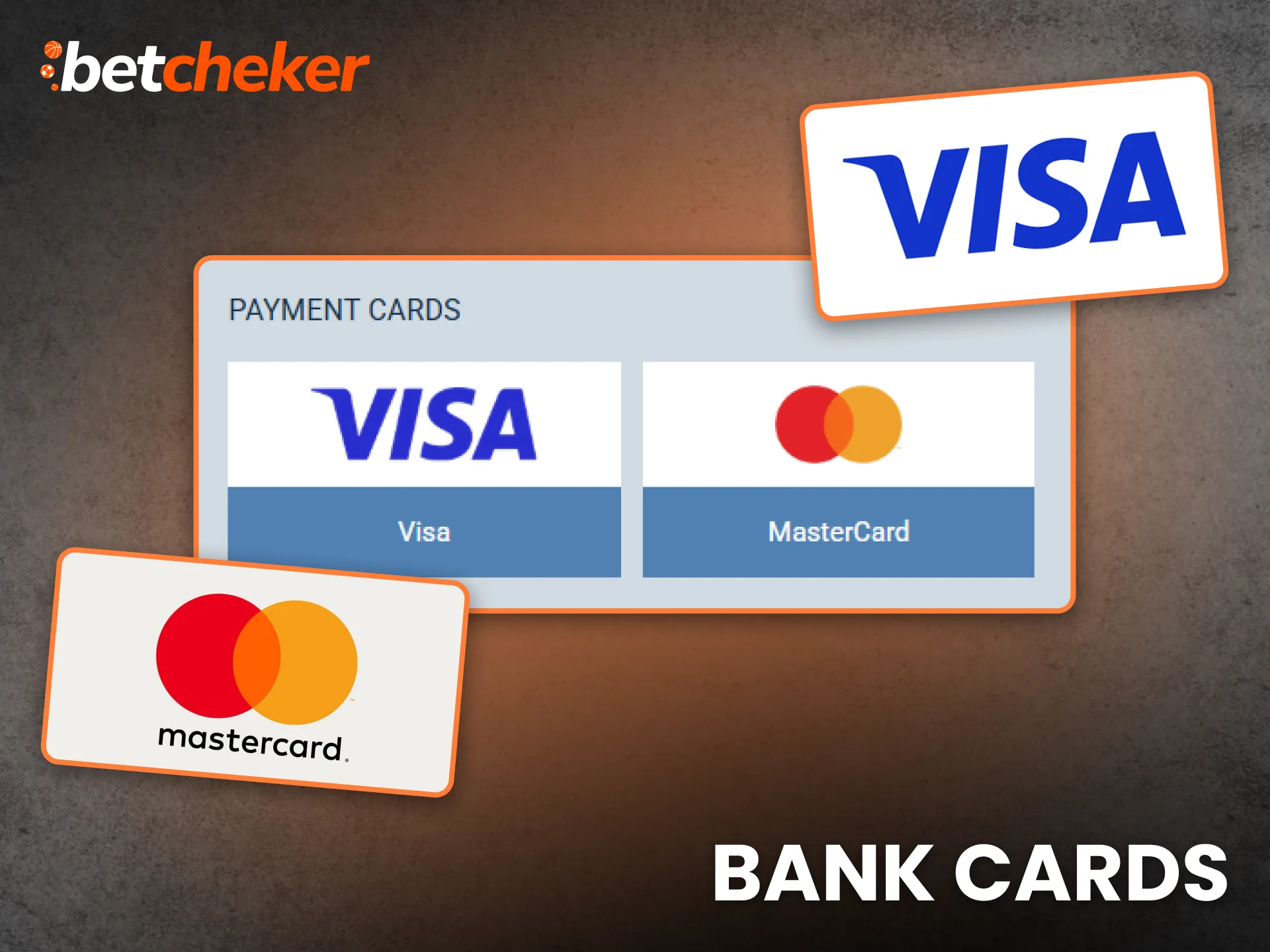 Bank cards provide convenient deposits on most betting sites.