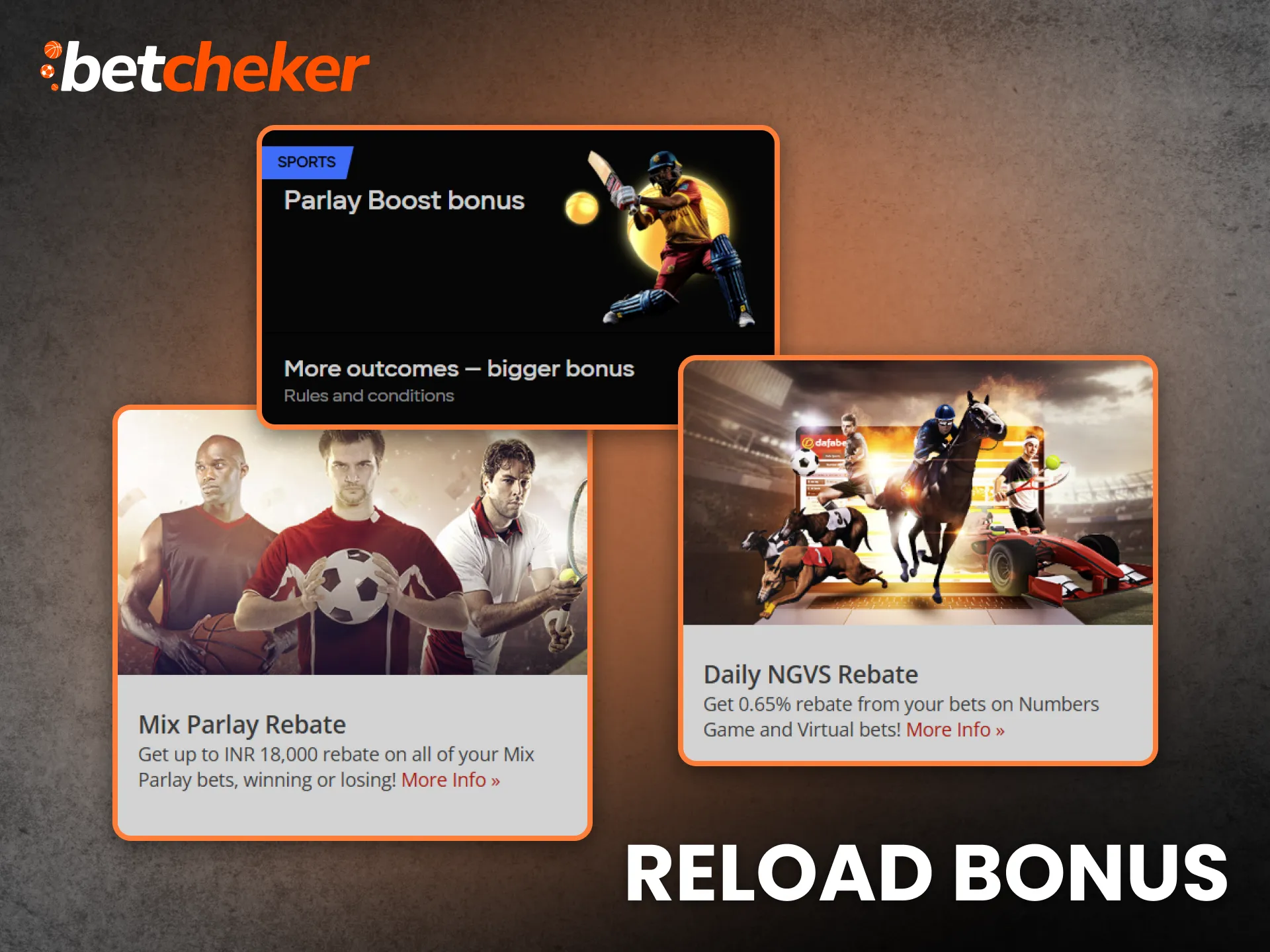 Reload bonuses reward returning users on betting sites.