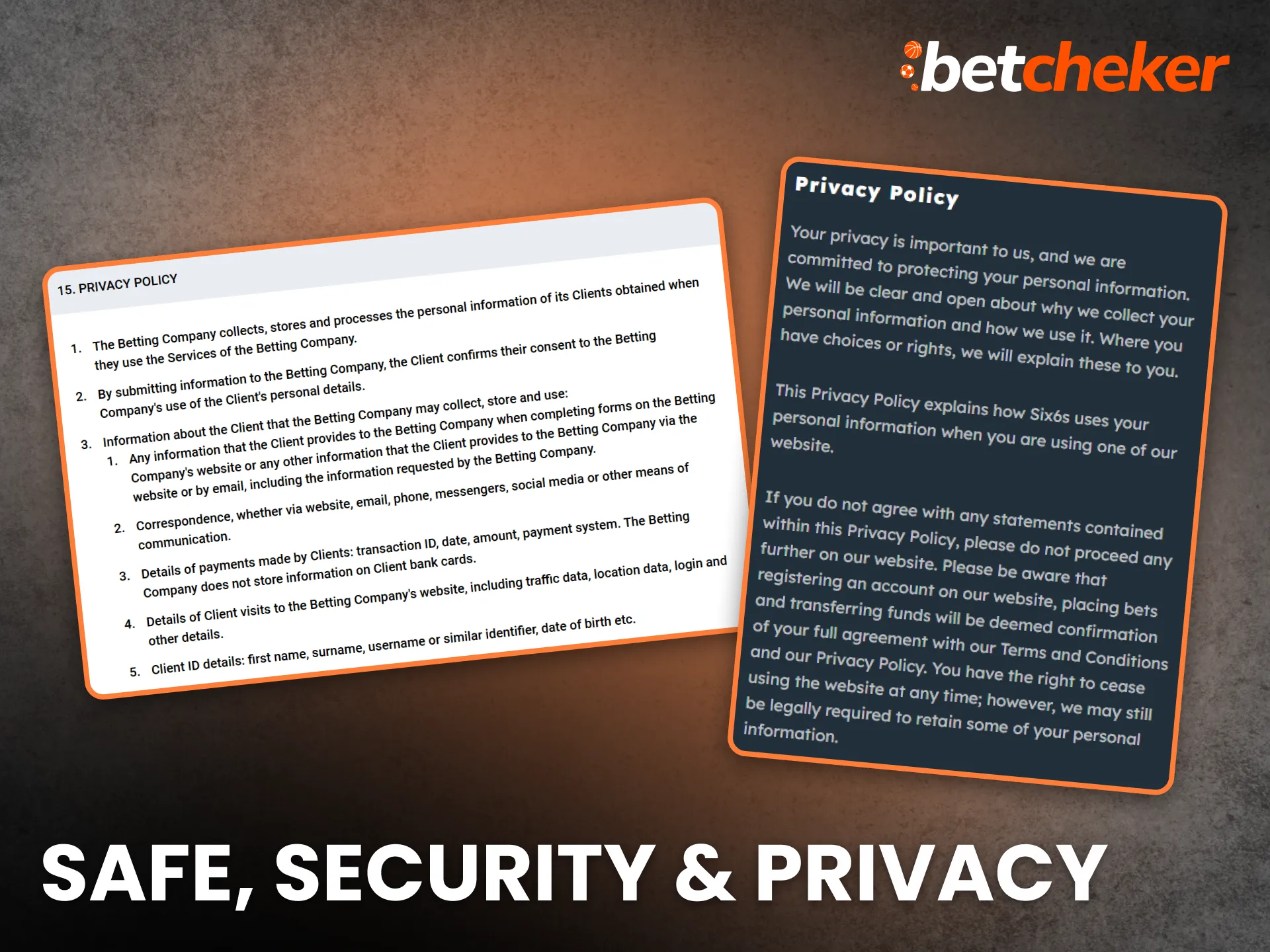 Strong security and privacy standards protect users on betting sites.