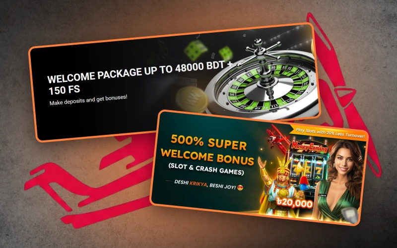 Activate welcome bonuses to start Aviator betting with extra balance.