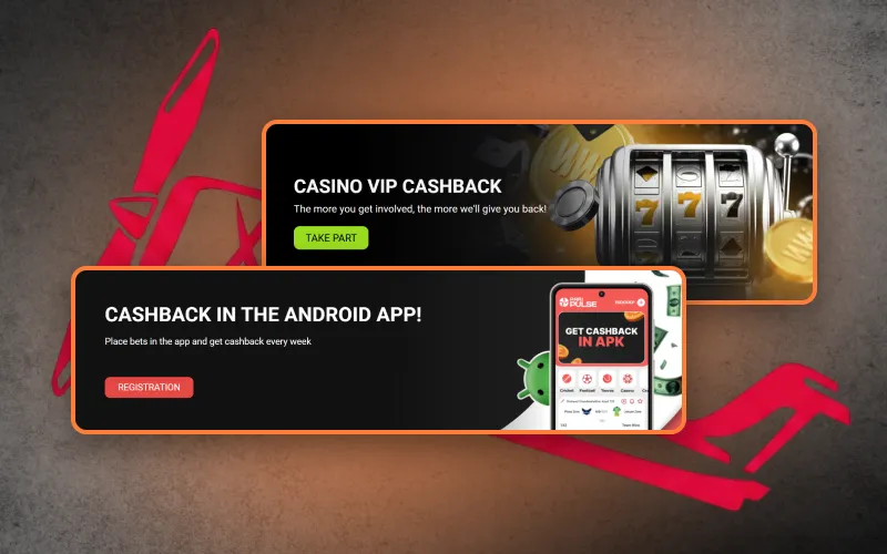 Receive cashback bonuses while placing Aviator bets online.