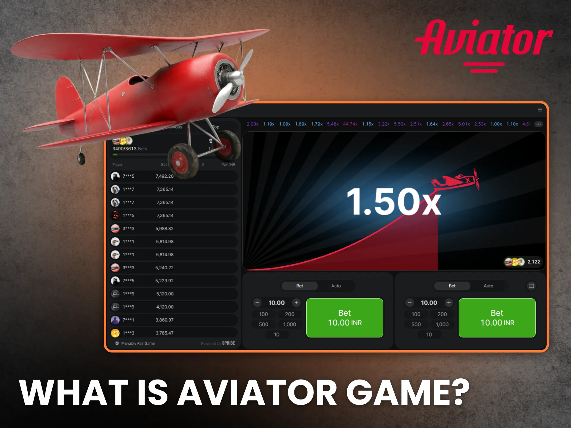 Learn what the Aviator game is and how Aviator betting works.
