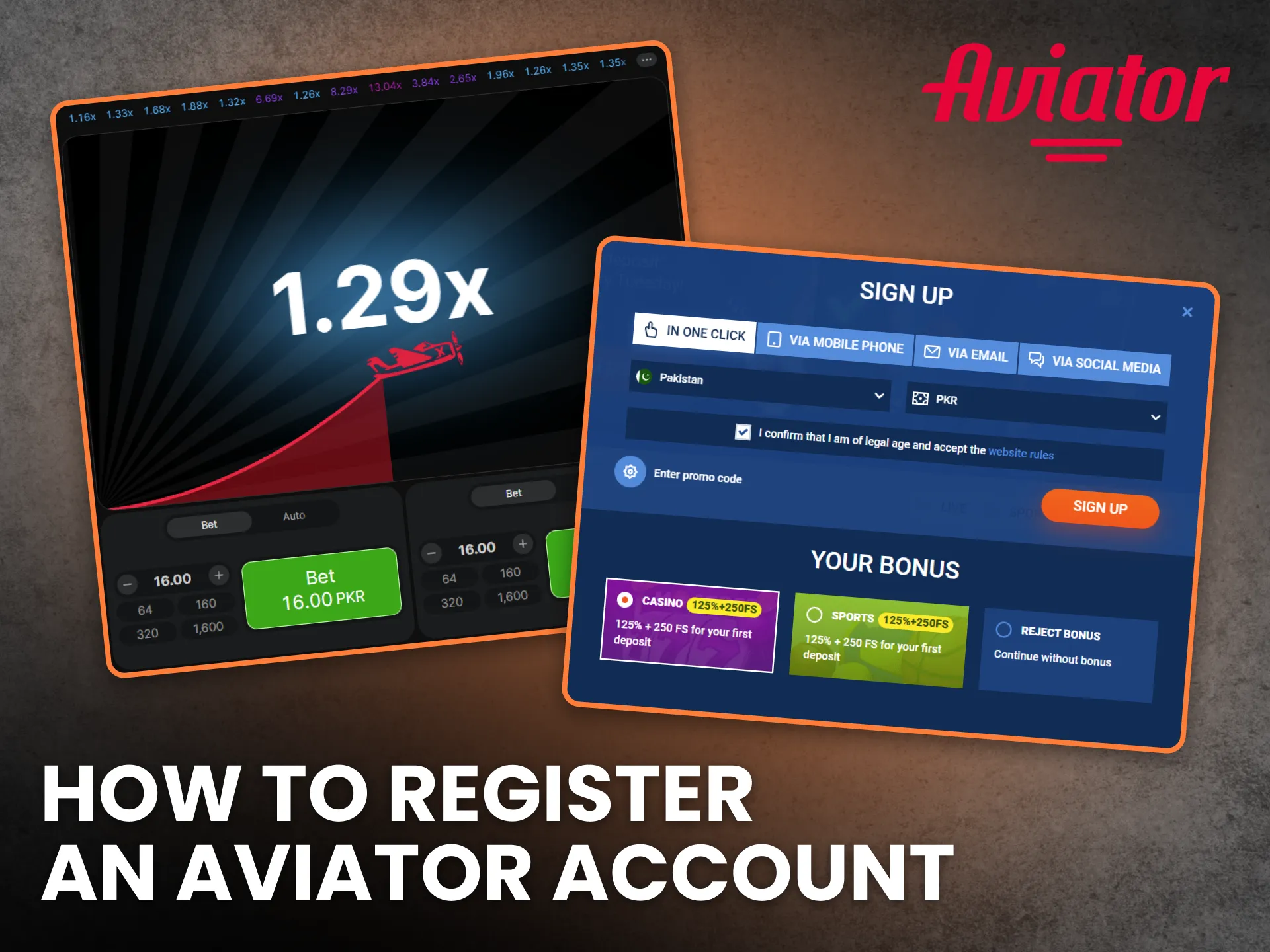 Create an Aviator account easily using a clear registration guide.