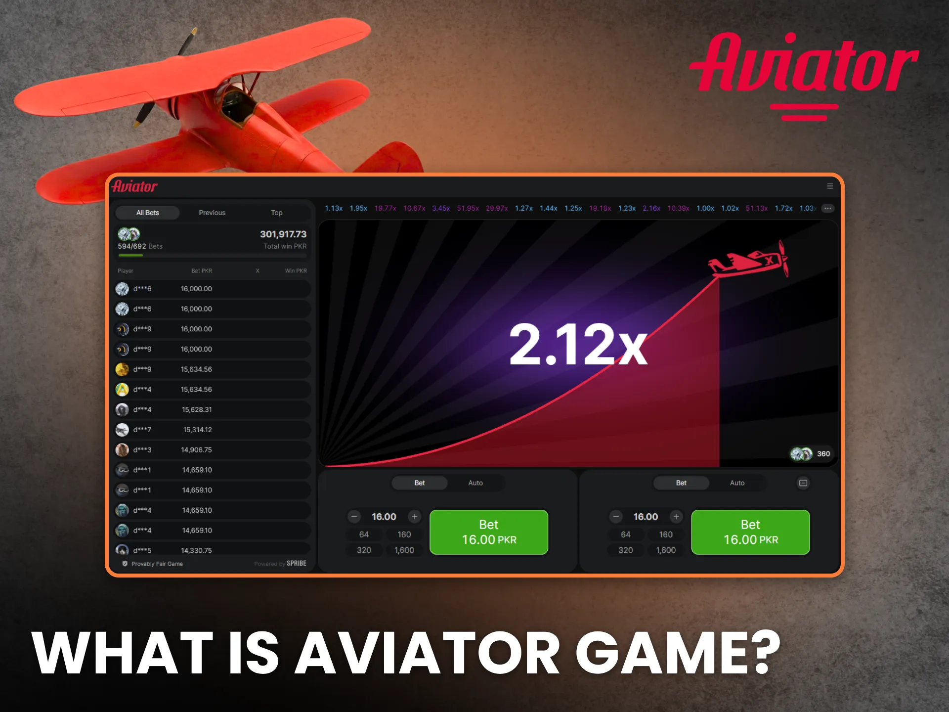 Learn what the Aviator game is and how Aviator betting works.