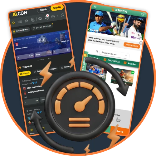 Enjoy the accessibility and performance of the betting app.