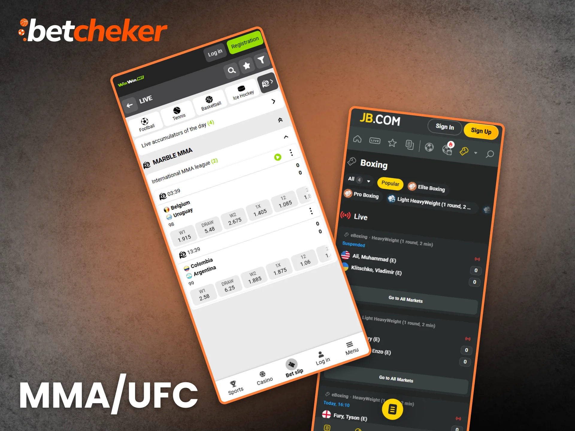 Profit from MMA and UFC fights on your favorite betting app.