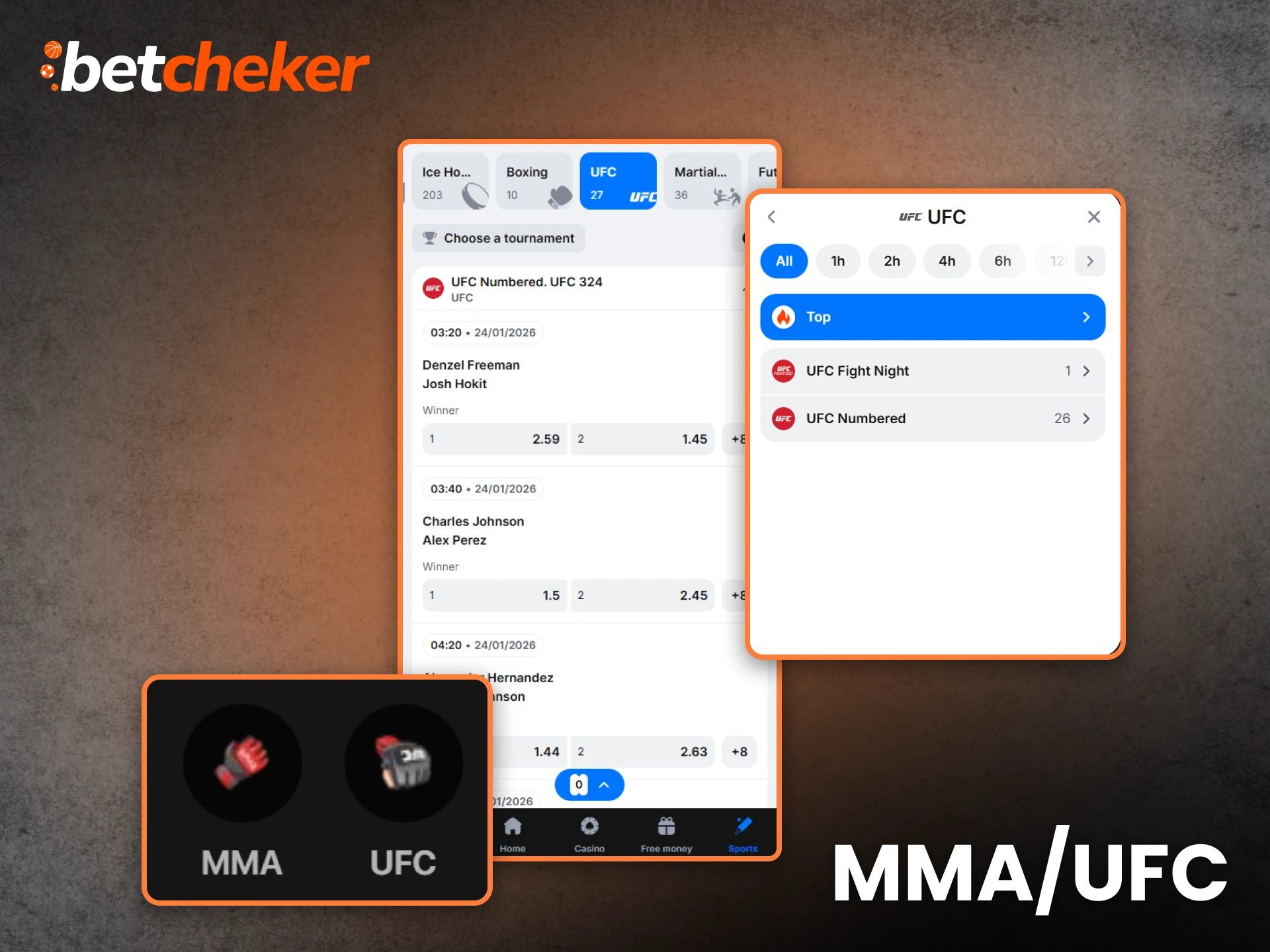 Follow MMA and UFC to win big on the betting apps.