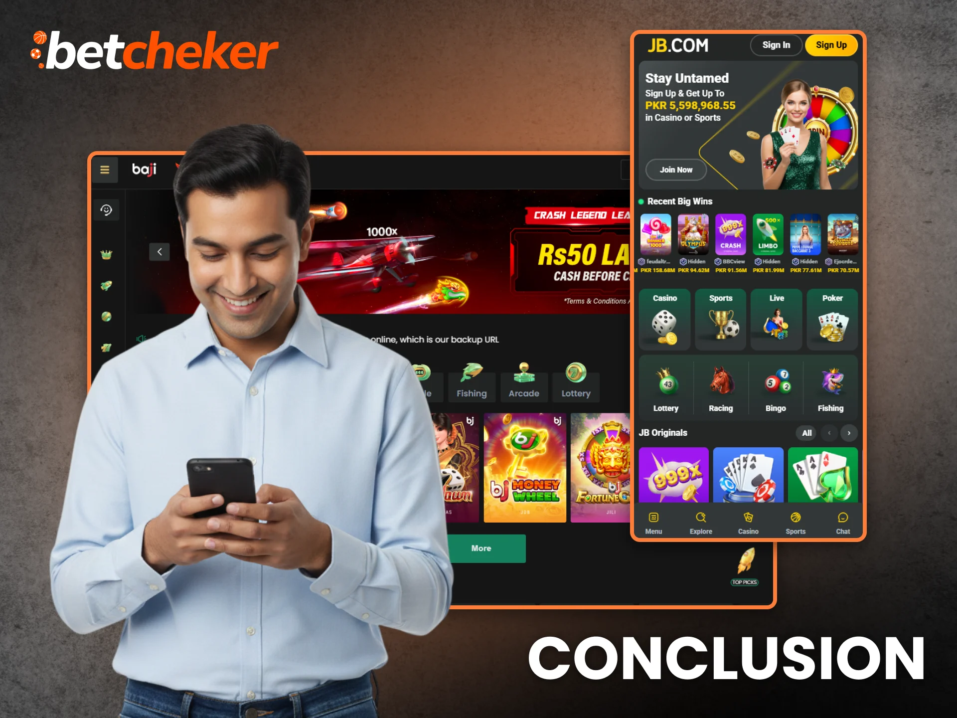 Read the conclusion about the best apps for Indian players.