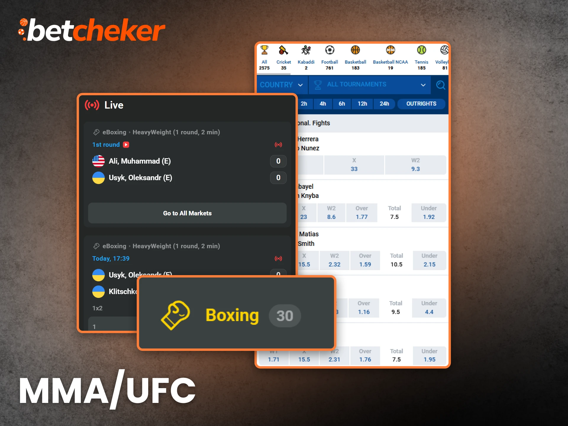 Win on MMA and UFC fights using the casino apps in Pakistan.